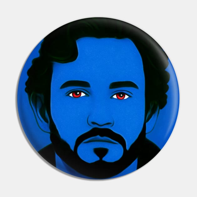 Blue Will Graham with Red Eyes Hannibal TV Show Pin by OrionLodubyal