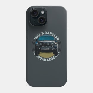 4x4 Offroad Legends: Jeep Wrangler Rubicon Phone Case