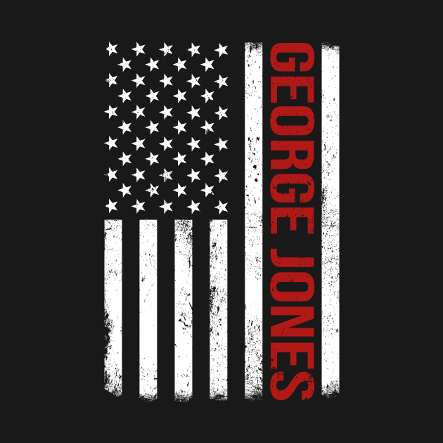 Graphic Jones Proud Name US American Flag Birthday Gift by Intercrossed Animal 