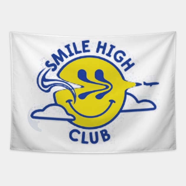 Smile High Club Tapestry by TiffanybmMoore