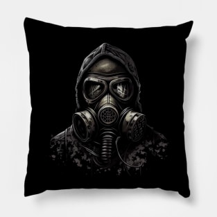 Gas Mask Survivor Pillow