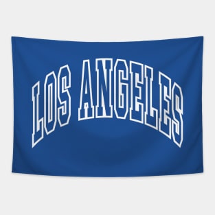 Los Angeles - Block Arch - Blue/White Tapestry