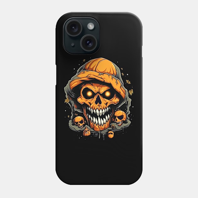 Eerie Halloween Ghoul Art - Spooky Season Delight Phone Case by Captain Peter Designs