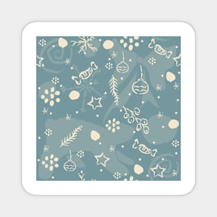 Winter Pattern Magnet