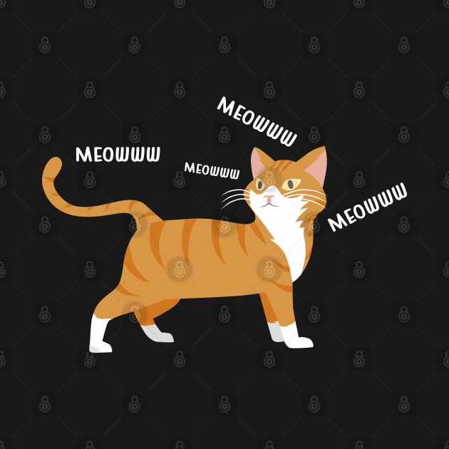 cat orange cute vector cartoon meow by creative.z