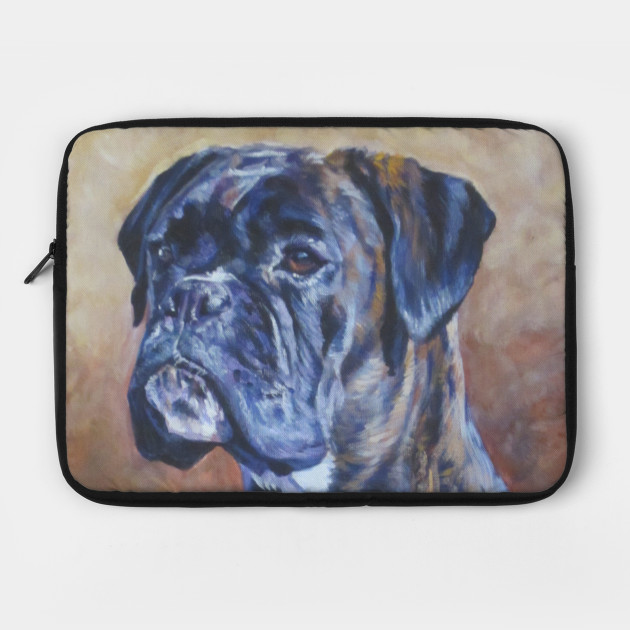 Boxer Fine Art Painting Boxer Dog Laptop Case Teepublic