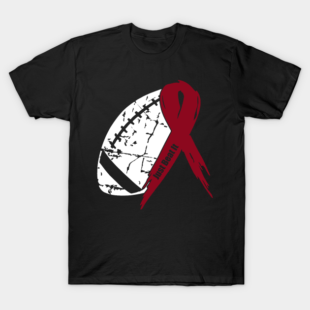 Discover Multiple Myeloma Awareness Football Ribbon - Multiple Myeloma - T-Shirt