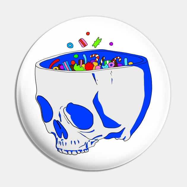 Halloween skull with candy Pin by Red Fox