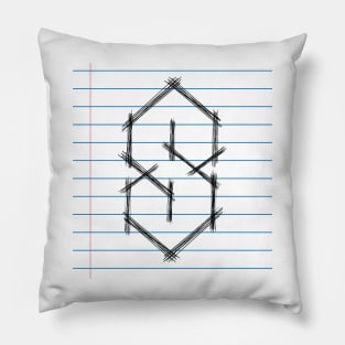 Universal Cool Point S Doodle 90s kids middle school meme Pillow