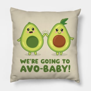 We're having a baby! Fun pregnancy announcement Avos Pillow