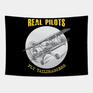 Real Pilots Fly Taildraggers on Dark Tapestry