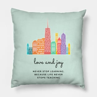 City Quote Pillow