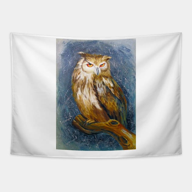 Owl Tapestry by OLHADARCHUKART