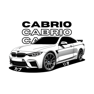 M4 Cabrio 2014 + Car Blueprint T-Shirt