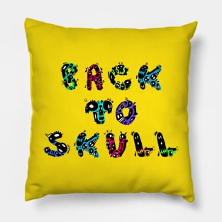 Back to Skull Pillow