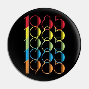 VINTAGE T-SHIRT Birthday 1985 Pin