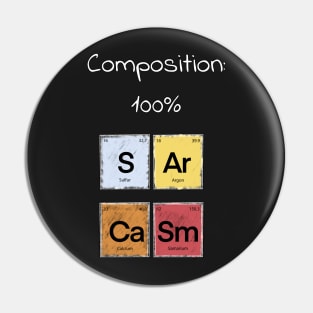 Science Sarcasm S Ar Ca Sm Elements of Humor Composition Pin