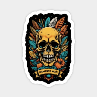 Memento Mori Skull Magnet