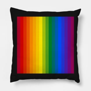 LGBTI flag colors gradient pattern Pillow