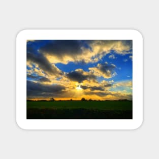 Countryside Sunset Magnet