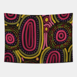 Abstract aboriginal print Tapestry