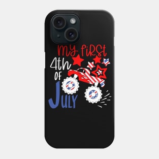 My first 4th of july..independence day gift for kids Phone Case