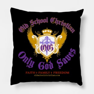 Winged Shield of God Pillow