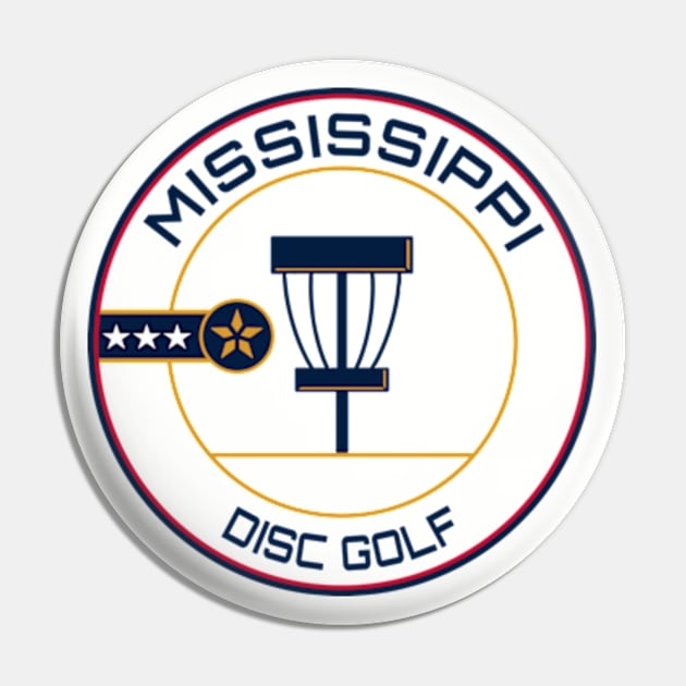 Mississippi Flag Disc Golf Pin by grahamwilliams