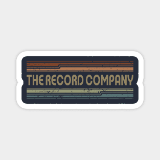 The Record Company Retro Lines Magnet