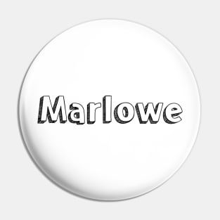 Marlowe // Typography Design Pin