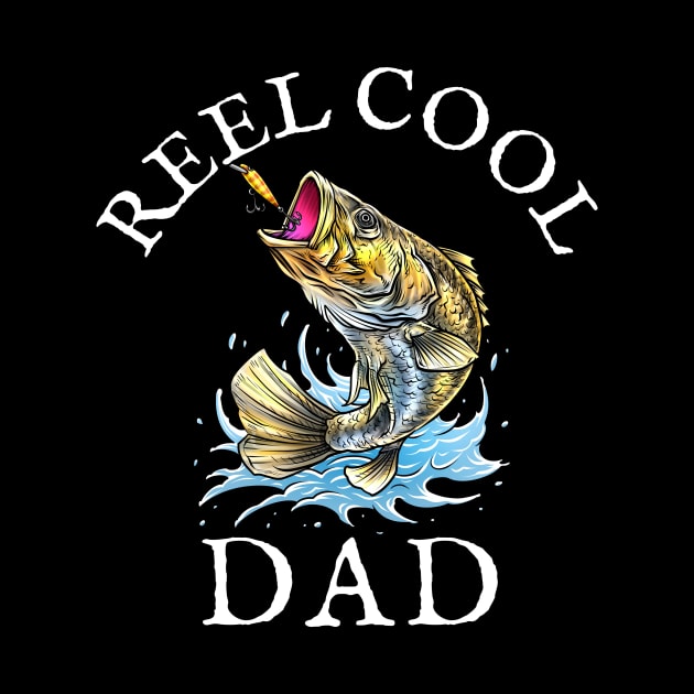 REEL COOL DAD Fathers Gift by ScottyGaaDo