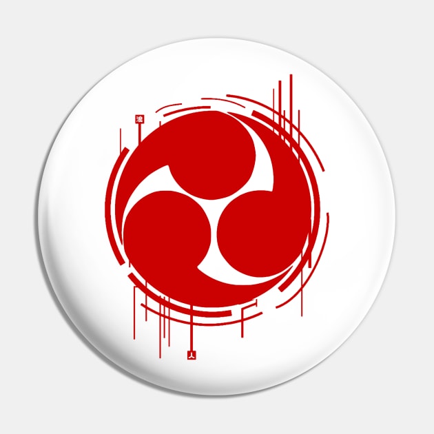 CYBER RONIN  浪人  [ CREST ] Pin by Rules of the mind