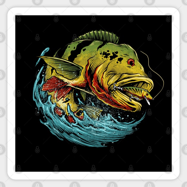 Peacock Bass - Fishing - Sticker