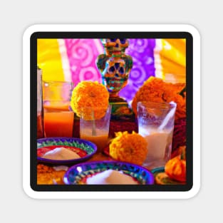 Dia de los Muertos Ofrenda Magnet