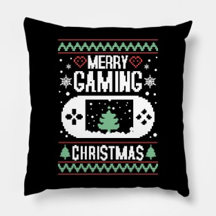 Merry gaming sweater Pillow