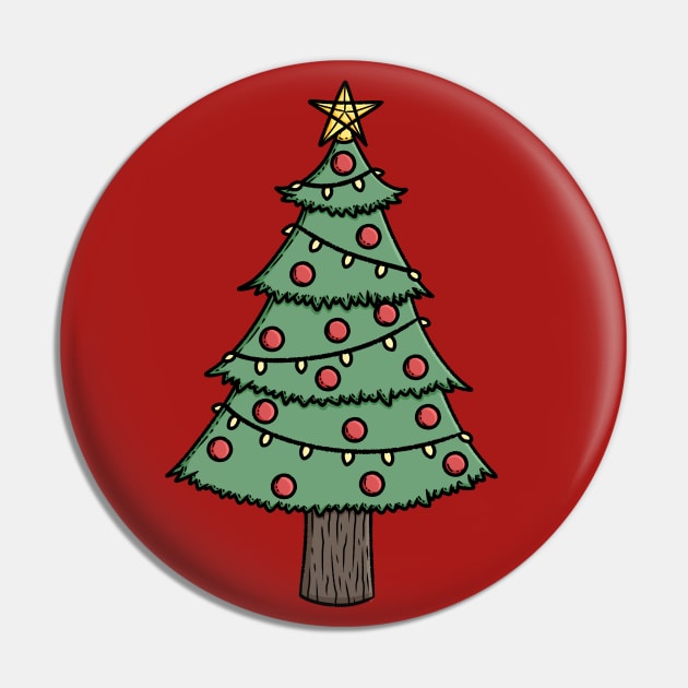 Christmas Tree Pin by KammyBale