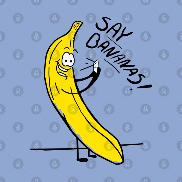Demetri's Say Bananas selfie shirt - Cobra Kai T-Shirt by GeekGiftGallery