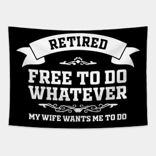 Retired Free Tapestry