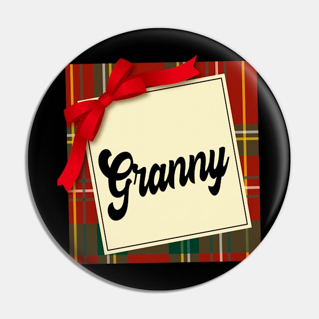 Granny Christmas Gift Family Reunion OOTD Grandma Grandmother Pin by familycuteycom