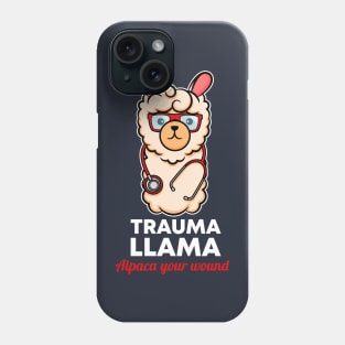 Alpaca Wound Llama Nurse Medicine Doctor gift idea present Phone Case