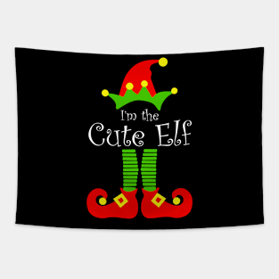 I'm The Funny  Cute Elf Christmas Gifts for Women Kids Boys Girls Tapestry