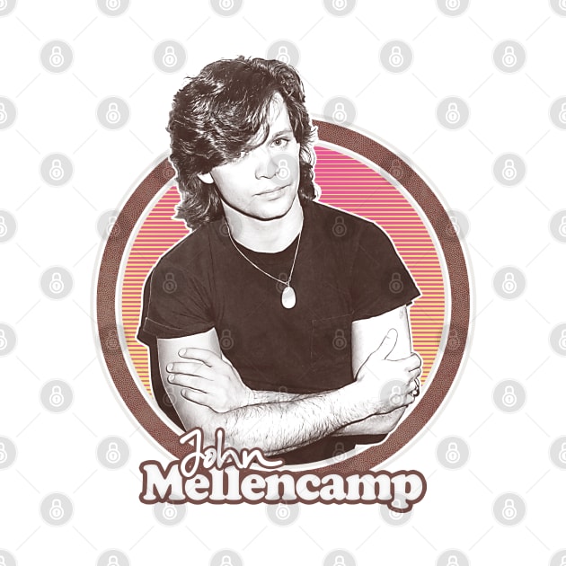 John J. Mellencamp // Retro Fan Art Design by DankFutura