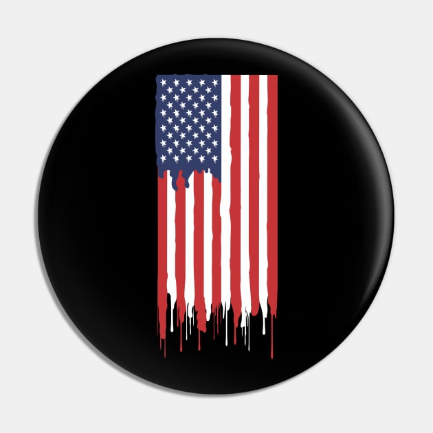 USA Flag Pin by Moses763