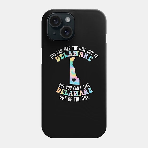 You Can Take The Girl Out Of Delaware Girl DE Family Home Phone Case by GraviTeeGraphics