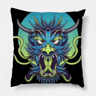 Roaring dragon Pillow