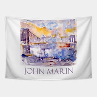 Brooklyn Bridge (1912) by John Marin Tapestry