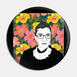 RBG Floral Pin