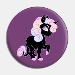 Black Unicorn Pin