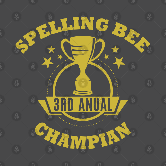 Spelling Bee Champ Spelling Bee Champian Pin TeePublic