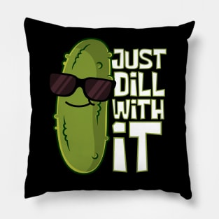 Just Dill With It Cool Pickle Pillow